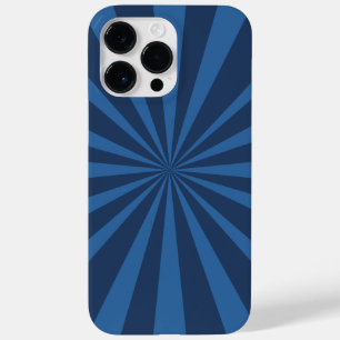 Pinwheel Blue Stripes Case-Mate iPhone 14 Pro Max Case