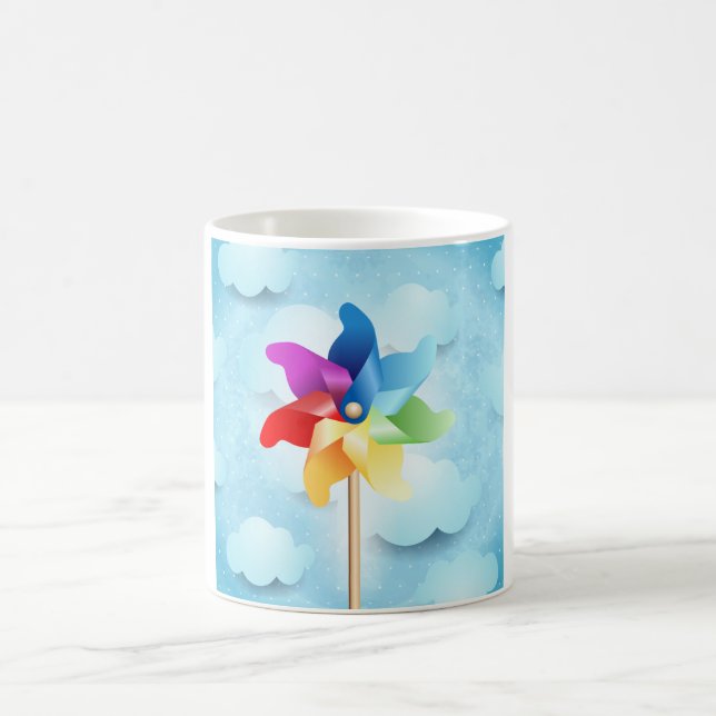 Pinwheel Coffee Mug (Center)