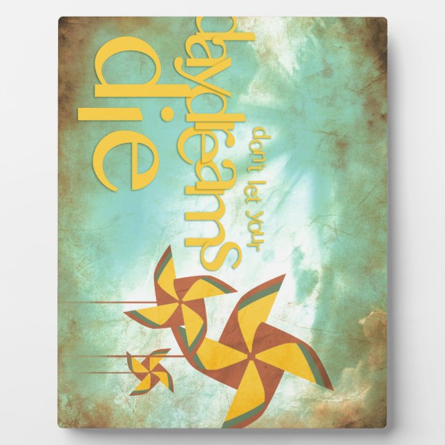 pinwheel daydreams plaque (Front)