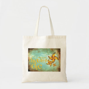 pinwheel daydreams tote bag