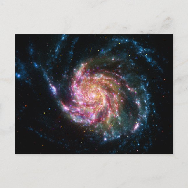 Pinwheel Galaxy Spiral Space Postcard (Front)