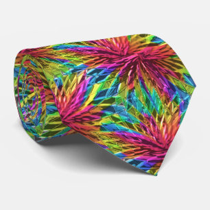 Pinwheel Glass Art 1 Tie