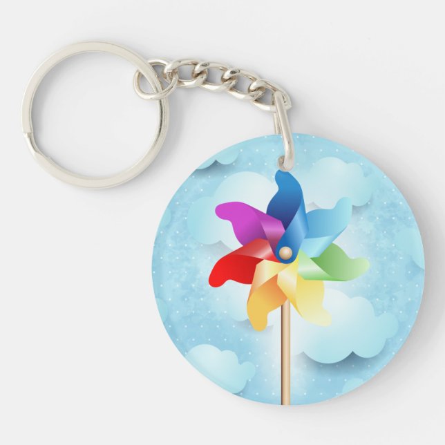 Pinwheel Key Ring (Front)