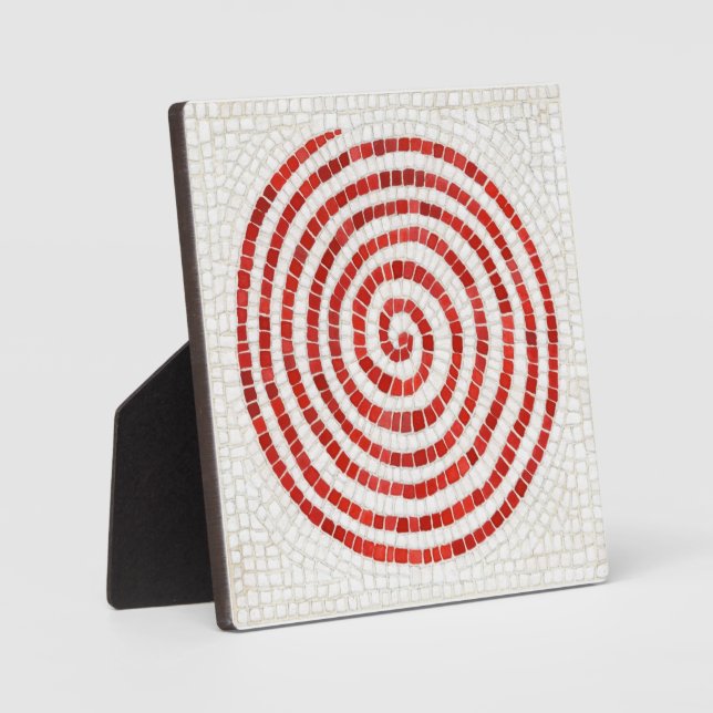 PINWHEEL MOSAIC 5.25" Square Plaque with Easel (Front)