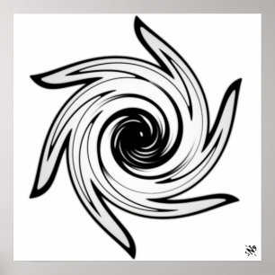 Pinwheel of life poster