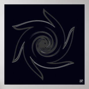 Pinwheel of life poster