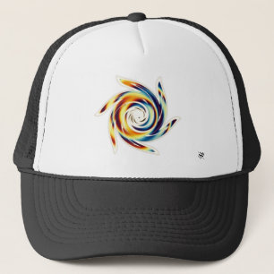 Pinwheel of life trucker hat