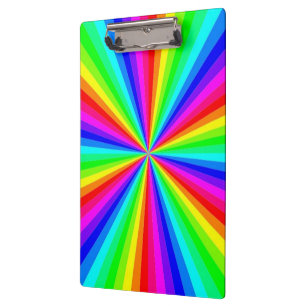 PINWHEEL RAINBOW CLIPBOARD