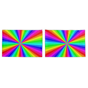 PINWHEEL RAINBOW PILLOWCASE