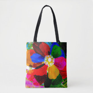 Pinwheel Splash Tote Bag