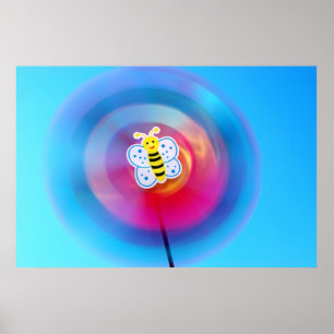 Pinwheel toy poster