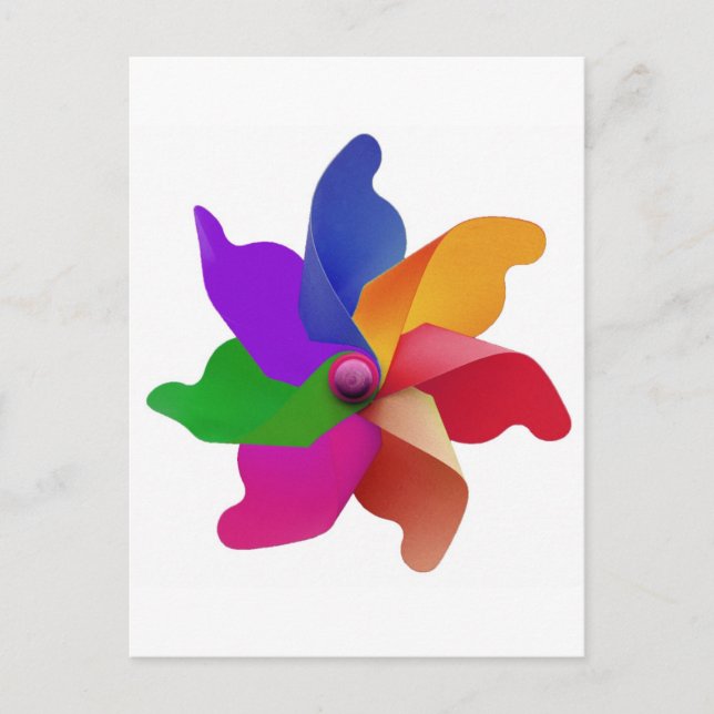 Pinwheeled Postcard (Front)