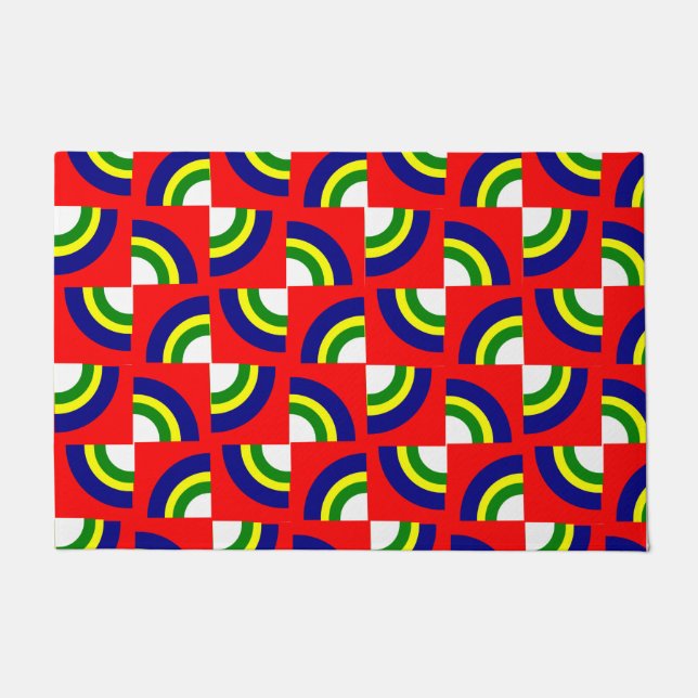 Pinwheels Doormat (Front)