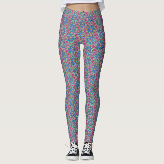 Pinwheels - leggings (Front)