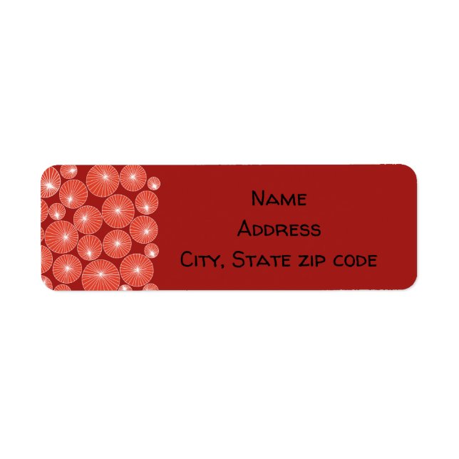 Pinwheels  return address label (Front)