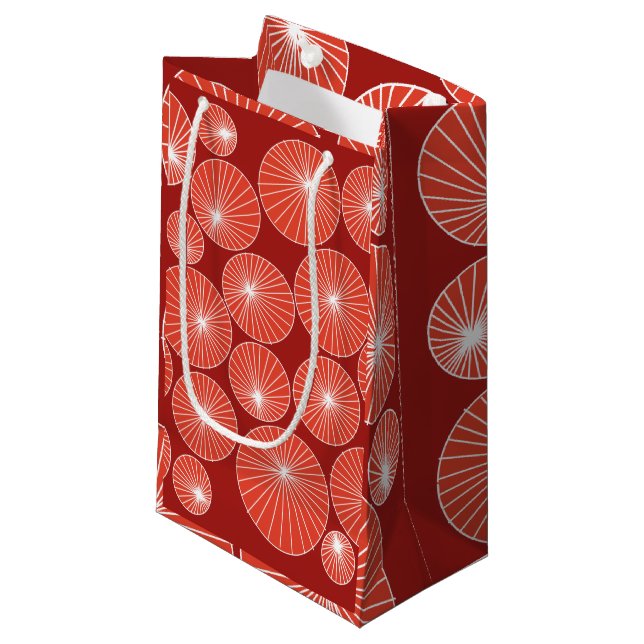 Pinwheels  small gift bag (Front Angled)