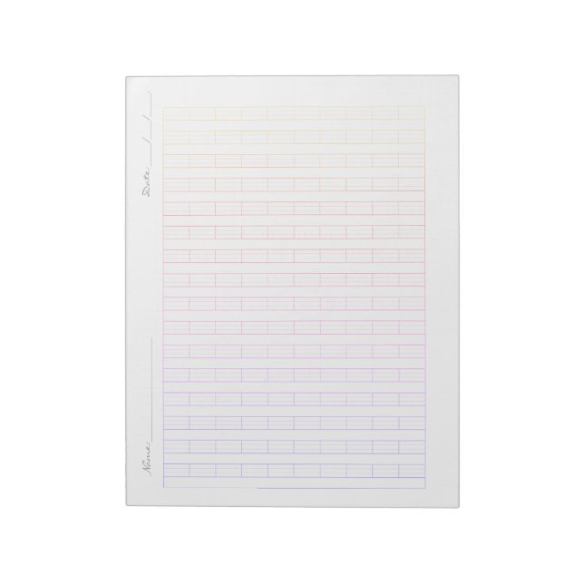 Pinyin Practice Paper for Kids – Chinese Writing Notepad (Rotated)