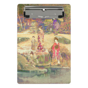 Pinza Japanese Garden II / Washed E Mini-Card Mini Clipboard