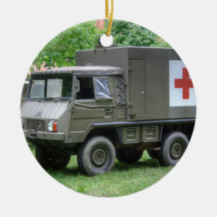 Pinzgauer 712 SAN Ceramic Tree Decoration