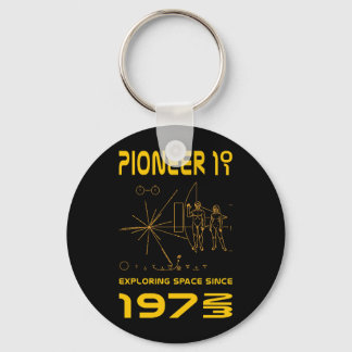 Pioneer 10 & 11 | Space 1972 & 1973 | gold Key Ring