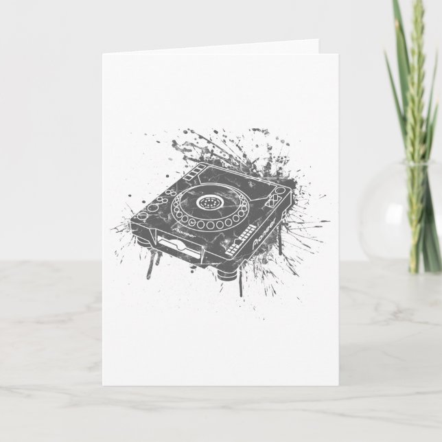 Pioneer CDJ-1000 Graffiti Card (Front)