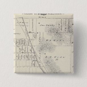Pioneer Land Co subdivisions 15 Cm Square Badge