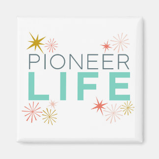 Pioneer Life Sparkly Colourful Magnet