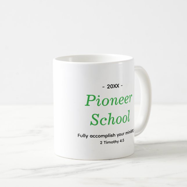 Pioneer Mug | JW Mug (Front Right)