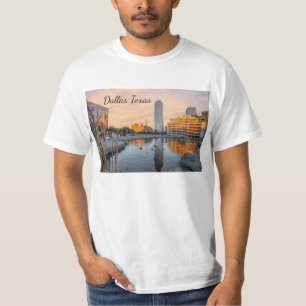 Pioneer Plaza Pond Morning T-Shirt