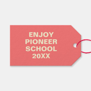 Pioneer School JW Gift Tag
