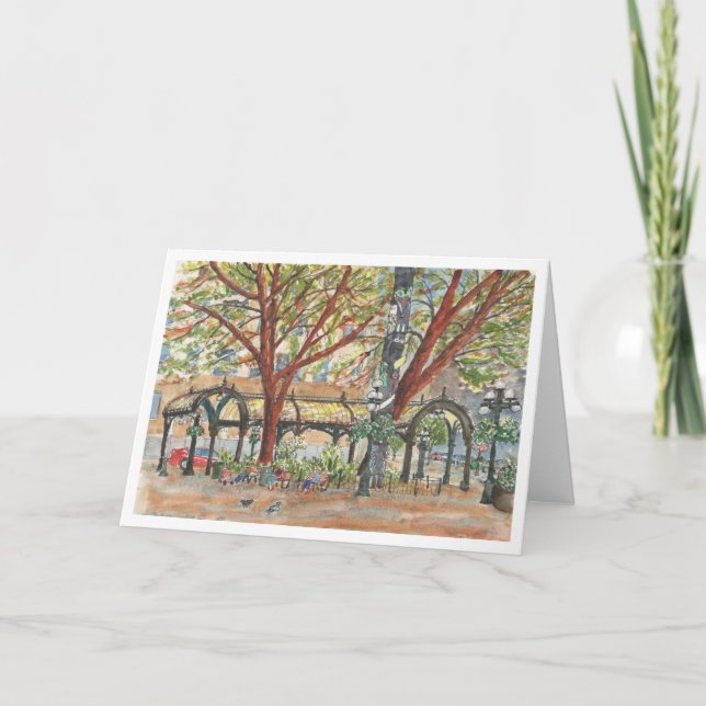 Pioneer Square, Seattle Card (Front)