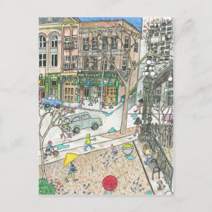 Pioneer Square, Seattle, Washington Postcard