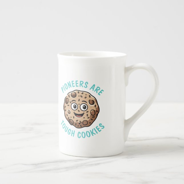 Pioneers Are Tough Cookies | JW  Bone China Mug (Right)