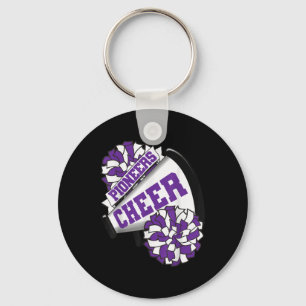 Pioneers Cheer Back To School Cheerleading Spirit Key Ring