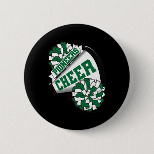Pioneers Cheer Ck To School Cheerleading Spirit G 6 Cm Round Badge