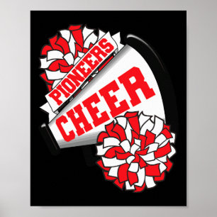 Pioneers Cheer Ck To School Cheerleading Spirit R Poster
