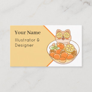 Piou the Shiba Dog: Kawaii Meatball Soup Spa Business Card
