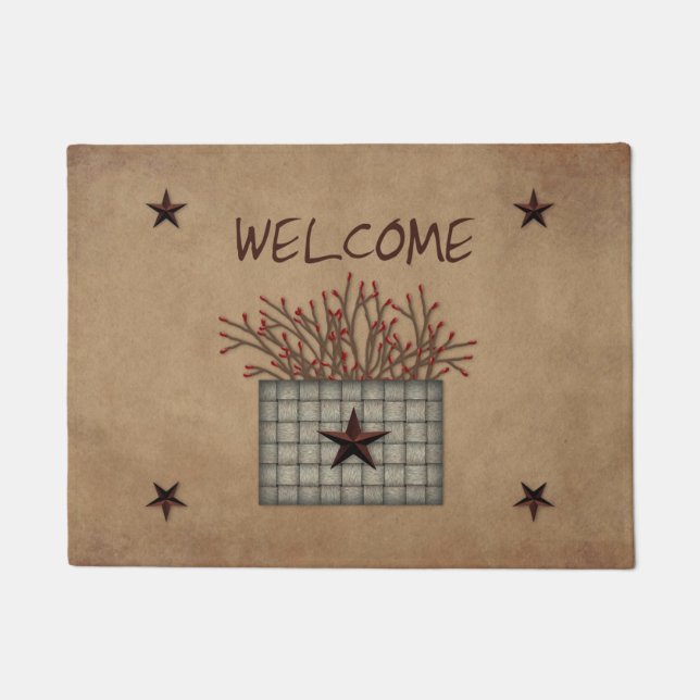 Pip Berry Basket Door Mat (Front)