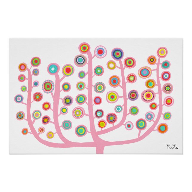 Pip Pip Hooray Fantasy Tree Poster (Front)