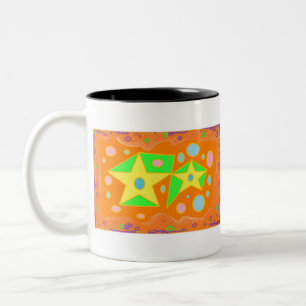 pip pop art-xxl Two-Tone coffee mug