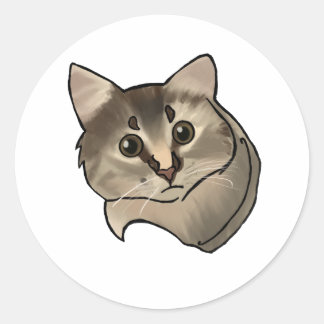Pip the Cute Kitten Sticker