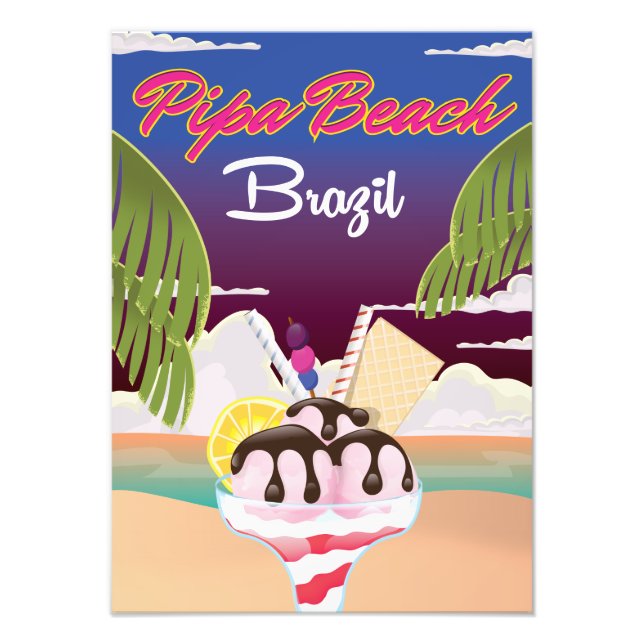 Pipa Beach Brazil Vacation poster (Front)