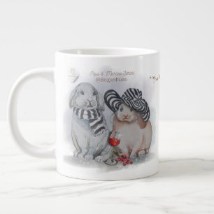 "Pipa & Marlow" Boganhues Print Large Coffee Mug