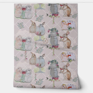 Pipa & Marlow Bunny TaleTheme Wallpaper