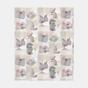 Pipa & Marlow Theme Fleece Blanket