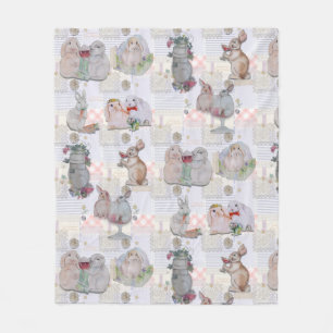 Pipa & Marlow Theme Fleece Blanket