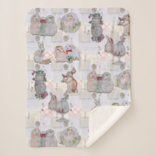 Pipa & Marlow Theme Sherpa Blanket
