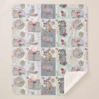 Pipa & Marlow Theme Sherpa Blanket