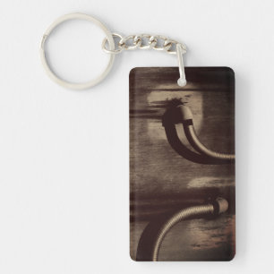 Pipe and Shadow Key Ring