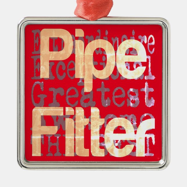 Pipe Fitter Extraordinaire Metal Ornament (Front)